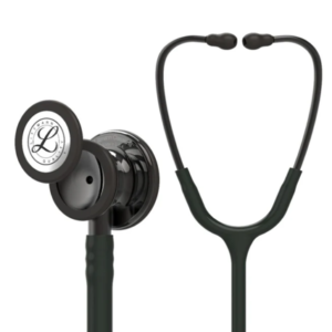 3m littmann classic iii stethoscope 5811 black tube smoke finish