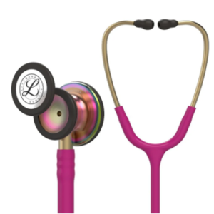 3m littmann classic iii stethoscope 5806 raspberry tube rainbow finish