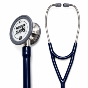 spirit cardiology stethoscope black edition, deluxe series ck ss747cpf
