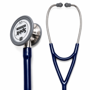 spirit cardiology stethoscope black edition, deluxe series ck ss747cpf