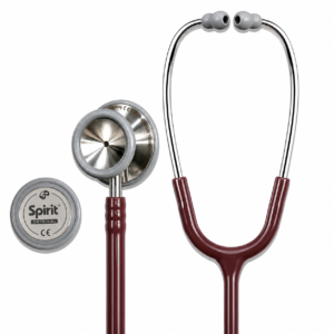 spirit ck ss601pf deluxe series dual head stethoscope burgundy