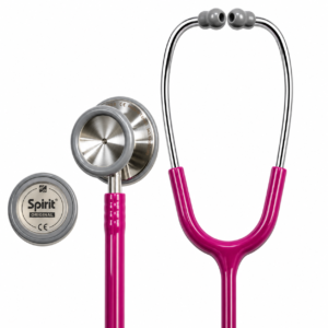 spirit ck ss601pf deluxe series dual head stethoscope burgundy